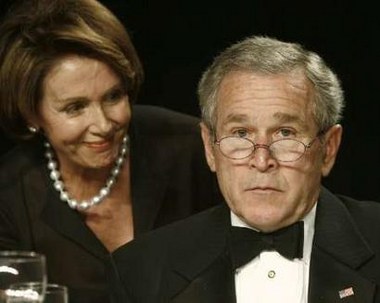 Pelosi & Bush Pelosi & Bush
