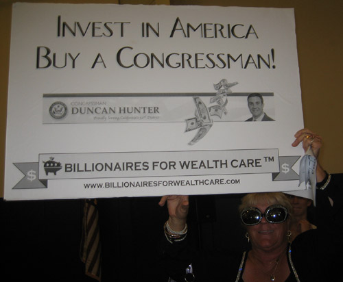 Billionaires buy congressmen Billionaires buy congressmen